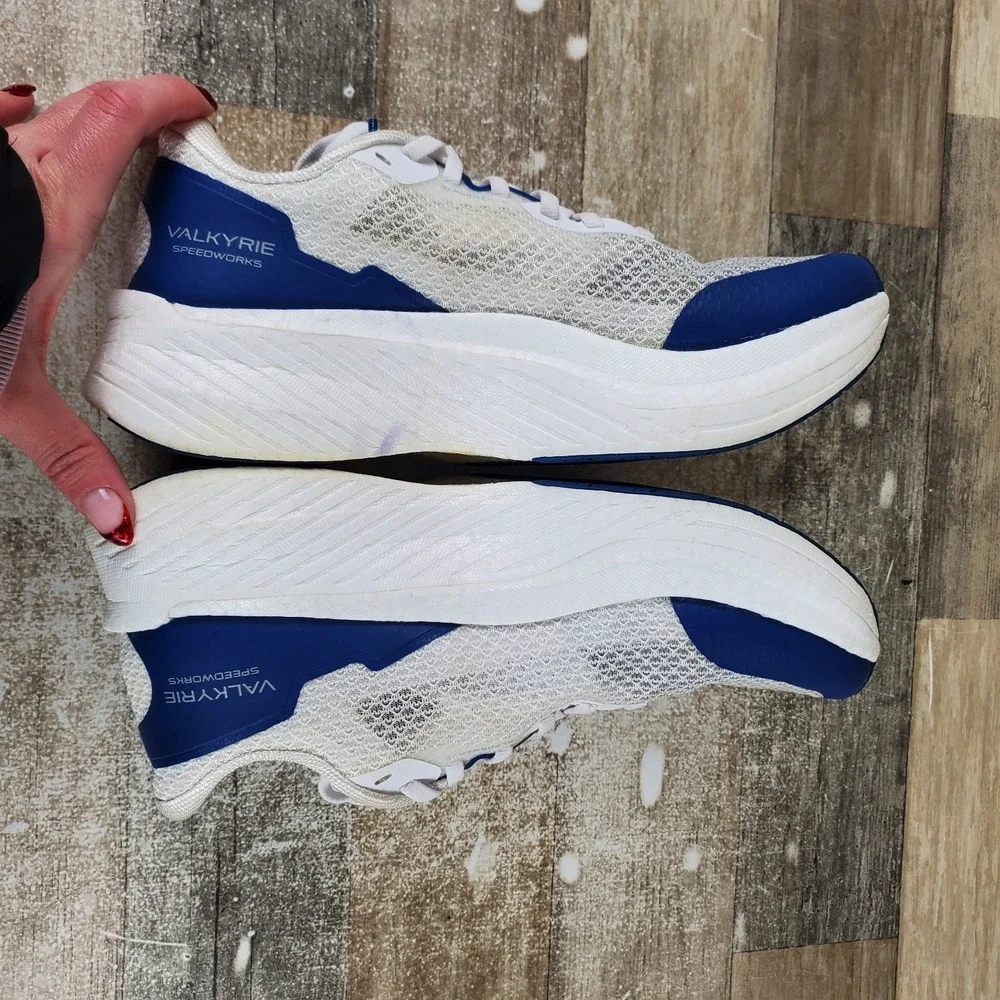 TYR Valkyrie Speedworks Runner Shoes Mens 8 / Womens 9.5 Running White Royal